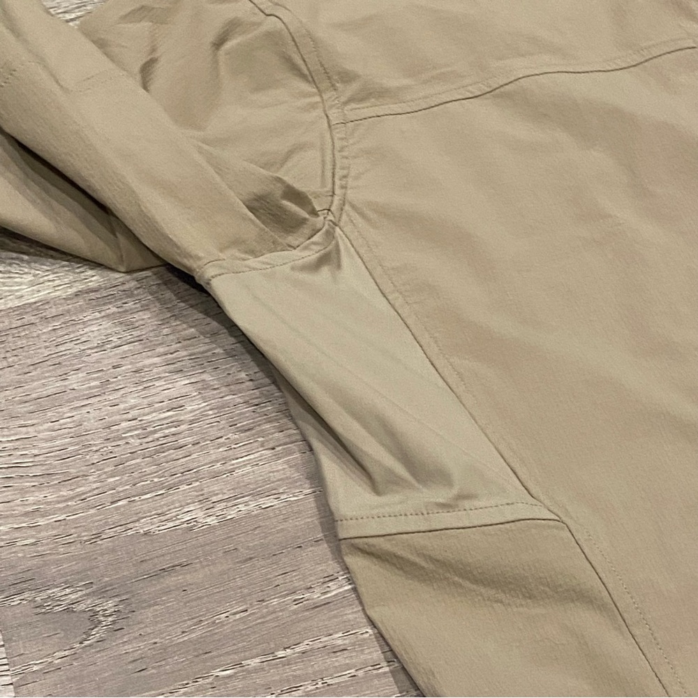 Vycah Men's XL Trophy Tee Hunting Shirt Khaki Nylon Spandex Vented - Picture 5 of 13
